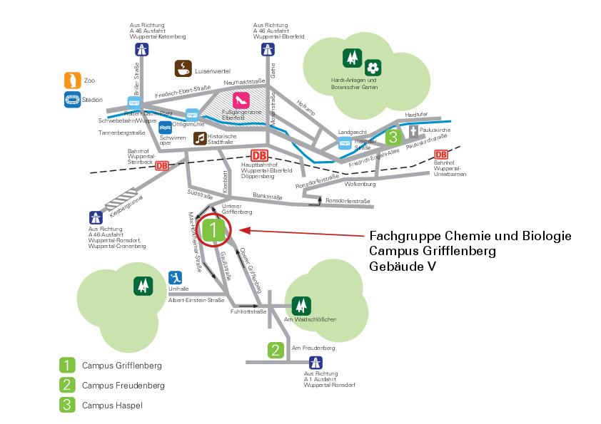 Anfahrtsskizze Campus Freudenberg